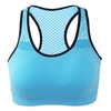Soutien-gorge de sport pour femmes Racerback Soutien-gorge de yoga rembourré sans fil Workout Gym Activewear Top