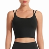 Soutien-gorge de sport pour femmes Yoga course à pied gilet de remise en forme rembourré haut de culture sans fil pour les rues de la maison de gymnastique