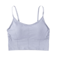 Soutien-gorge de sport rembourré sans fil pour femme