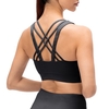 Soutien-gorge de yoga pour femmes,  entraînement de sport rembourré,  débardeurs de Pilates,  gilet décontracté
