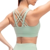 Soutien-gorge de yoga pour femmes,  entraînement de sport rembourré,  débardeurs de Pilates,  gilet décontracté