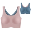 Soutien-gorge de yoga pour femmes réversible sans couture rembourré entraînement doux Pilates soutiens-gorge de sport débardeurs