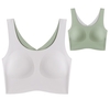 Soutien-gorge de yoga pour femmes réversible sans couture rembourré entraînement doux Pilates soutiens-gorge de sport débardeurs