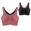 Soutien-gorge de yoga pour femmes réversible sans couture rembourré entraînement doux Pilates soutiens-gorge de sport débardeurs