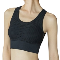 Soutiens-gorge de sport push-up femme en mesh creux