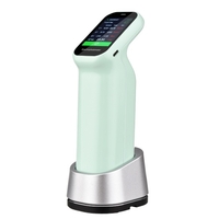 Spectrophotomètre de poche Testeur de différence de couleur à étalonnage automatique Ouverture de test de 6 mm Colorimètre portable rechargeable à écran tactile IPS avec sac de transport antichoc pour l