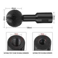 Sphère rotative fraise rotative tête de meulage forets accessoire de travail du bois pour meuleuse d