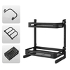 Spice Rack Organizer Porte-ustensile pour organisateur de comptoir à 2 niveaux