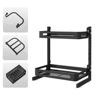 Spice Rack Organizer Porte-ustensile pour organisateur de comptoir à 2 niveaux