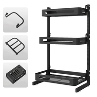 Spice Rack Organizer Porte-ustensile pour organisateur de comptoir à 3 niveaux