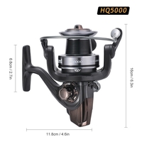 Spinning Fishing Reel 13BB + 1 Roulements à Billes