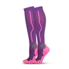 Sport course bas longs chaussettes de football de football jambe Compression bas extensible chaussettes de Compression athlétique