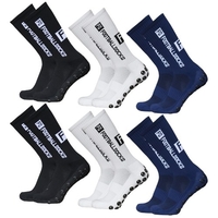 Sports de plein air chaussettes de course chaussettes Stretcy Football athlétique chaussettes de Football chaussettes anti-dérapantes avec poignées