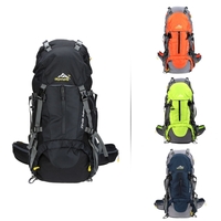 Sports de plein air étanche 50L randonnée randonnée Camping Voyage sac à dos Pack alpinisme escalade sac à dos avec habillage pluie
