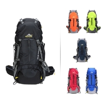 Sports de plein air étanche 50L randonnée randonnée Camping Voyage sac à dos Pack alpinisme escalade sac à dos avec habillage pluie