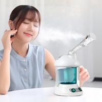 Spray facial Instrument de beauté Spray chaud Visage Vapeur 360 degrés Soins ioniques Hydrater la peau Spa à domicile