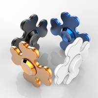 Square Spinner Focus Anxiété Réducteur de stress pour les enfants Adultes Ultra Durable Temps de tuer à grande vitesse Jouet à doigts Flocon de neige Trèfle à quatre feuilles