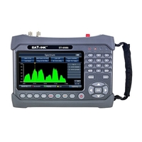 ST-6986 DVB-S/S2/T/T2/C Satellite Finder Combo Satellite TV Signal Finder Digital Handheld Signal Meter HEVC H.265 (10 Bit) MPEG-4 avec 7 pouces TFT LCD