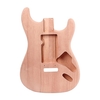 ST guitare électrique corps rouge noyer guitare bricolage accessoire couleur bois naturel