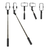 Stabilisateur de cardan pour smartphone portable BT Selfie Stick rétractable pliable intégré à la lumière de remplissage de trépied avec câble de charge USB