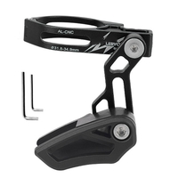 Stabilisateur de chaîne de vélo Guide de chaîne de vélo universel Dents négatives positives Protecteur de disque unique pour VTT VTT