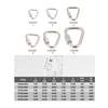 Stainless Steel Triangle Quick Link mousqueton Crochet Hanging Boucle pour le camping randonnée en plein air