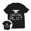 STARTRC Drone Pilot T-shirt en coton pur à manches courtes pour les fans de drones RC Profession Lovers