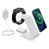 Station de chargement rapide Qi de chargeur magnétique sans fil intelligent 3 en 1