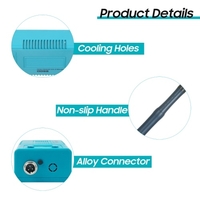 Station de soudage portable 50 W avec affichage numérique 180 à 450 Kit Mini kit de fer à souder portable à température réglable ℃/ commutable pour l