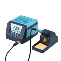 Station de soudure BAKON BK90 90W Station de fer à souder avec contrôle intelligent de la température (plage réglable 356℉-896℉,  ℃/℉) Verrouillage automatique du mot de passe Écran LCD Chauffage rapide