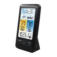 Station météo LCD Réveil avec Snooze Numérique Intérieur Extérieur Température Moniteur d