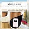 Station météo multifonctionnelle couleur WiFi Contrôle moniteur météo intelligent APP