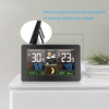 Station météo sans fil intérieur extérieur 3-en-1 thermomètre météo hygromètre baromètre