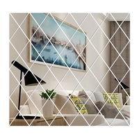 Stickers muraux Sticker mural Diamond Mirror Design réfléchissant