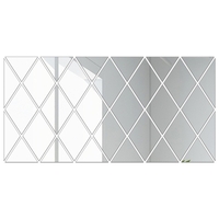 Stickers muraux Sticker mural Diamond Mirror Design réfléchissant