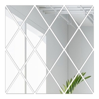 Stickers muraux Sticker mural Diamond Mirror Design réfléchissant