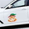 Stickers voiture mignonne fenêtre créative verre autocollant décoration de Noël autocollants