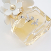 Strass cristal feuille arrière suspendu argent boucles d