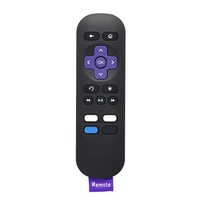 Streaming Media Player télécommande sans fil IR Smart Controller remplacement pour Roku 1 2 3 4 LT HD XD XS noir