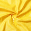 Stretch Solide En Cuir Pu Étanche À Manger Couverture De Chaise Couverture Amovible Lavable Court à manger Chaise Protecteur Siège Solide Slipcovers pour Hôtel Diner 4pcs Jaune