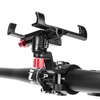 Strong Aluminum Alloy Bike Phone Mount Bicycle Motorcycle Phone Holder 360° Rotation Adjustable Phone Cradle 31.8mm Handlebar