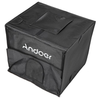 Studio de photographie pliable Andoer Kit de tente LED Light Softbox