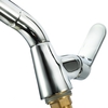 Style européen Pull Out Single Connexion Robinet Salle de Bain Stud Installation Robinet D