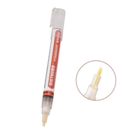 Stylo à bois marqueur de pyrogravure chimique Outil sûr pour les projets de bricolage Peinture sur bois Pointe fine réversible avec tête oblique et version de mise à niveau à tête ronde