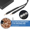 Stylo de soudage par points portable Kit de soudage par points Mini machine de soudage par points pour batterie au lithium 30 vitesses réglable avec stylo de soudage de type fendu Feuille de nickel 2M