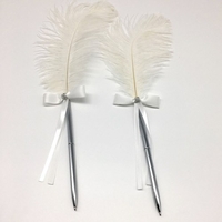 Stylo plume de signature de mariage avec les titulaires doubles mariage stylo signature ensemble de décoration fournitures pour livre d