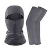 Summer Face Cover Arm Sleeves Set Femmes Hommes Respirant Protection du Visage Protection Solaire Manches Longues pour Camping Cyclisme Course à Pied Alpinisme Pêche