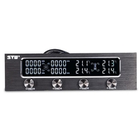 Sunshine-tipway STW Multi-Function PC CPU Contrôleur de ventilateur à 4 canaux Régulateur de vitesse Régulateur LCD Refroidissement Panneau avant