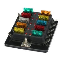Support de boîte à fusibles à lame 12V 24V10 avec kit de voyant d