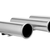 Support de canne à pêche pour bateau marin Montage sur rail 3 porte-cannes en acier inoxydable Rail Mount Clamp